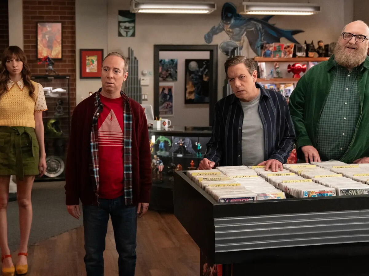 Lapkus, Sussman, Bowie and Posehn. Cred HBO